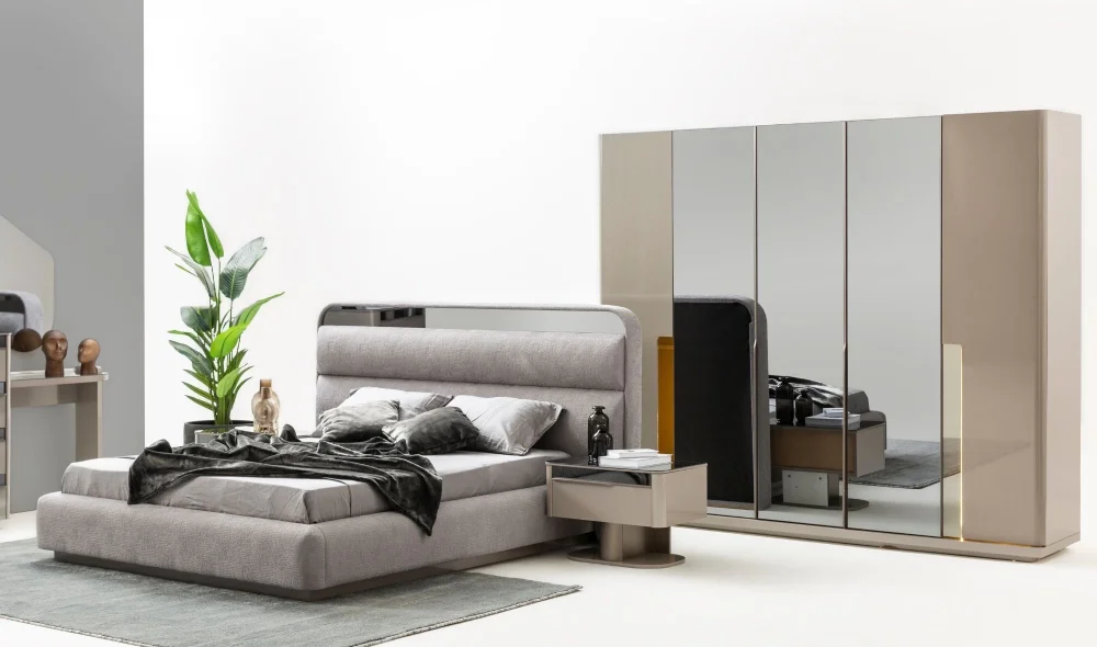 Inox 5 Kapaklı Gardrop