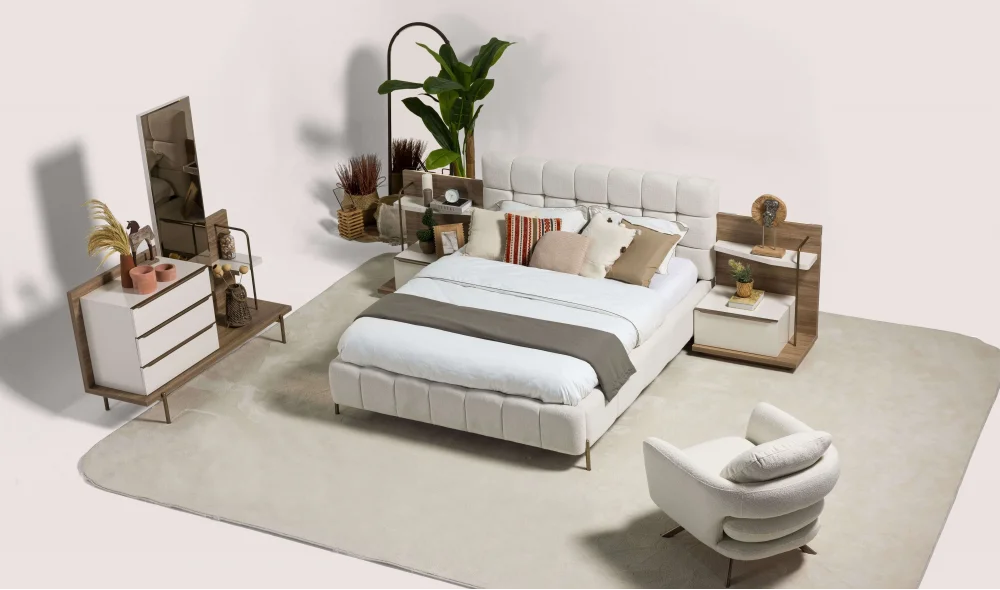 İsabella Bazasız Karyola (180x200)