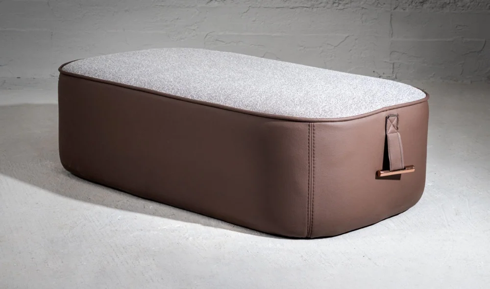 Joker Kahve Dikdörtgen Puf