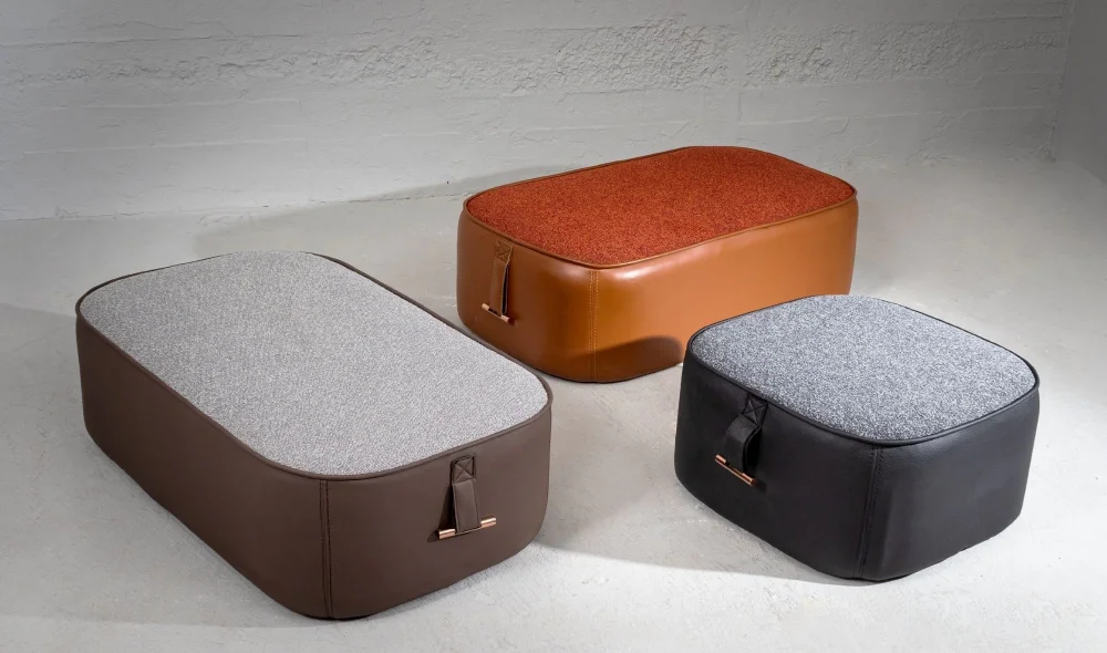 Joker Kahve Dikdörtgen Puf