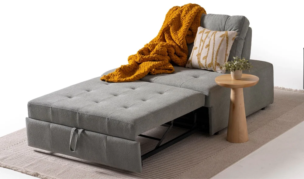 Rest Açılır Yataklı Tekli Su Yeşili Koltuk