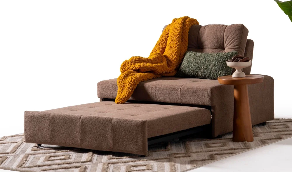 Rest Açılır Yataklı Tekli Kahve Koltuk