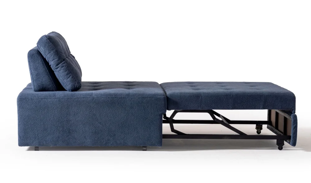 Rest Açılır Yataklı Tekli Lacivert Koltuk