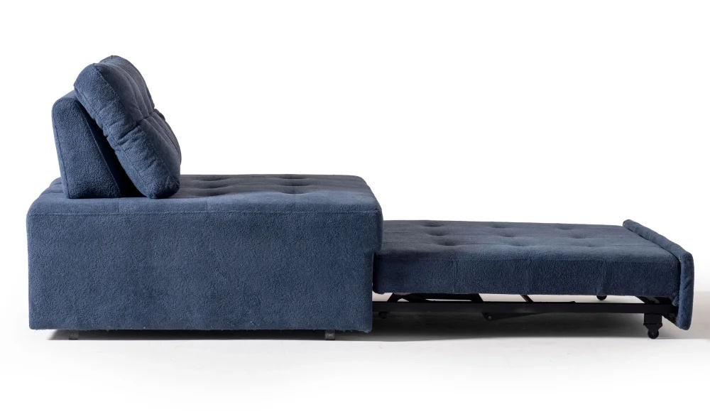 Rest Açılır Yataklı Tekli Lacivert Koltuk