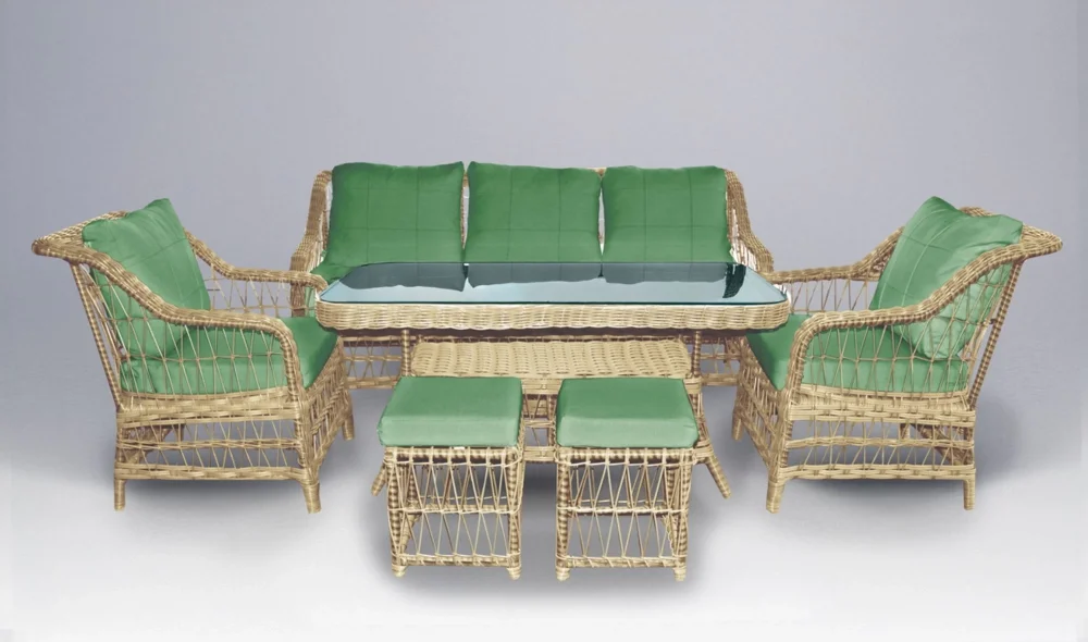 Kanaviçe Camel Bahçe ve Balkon Takımı