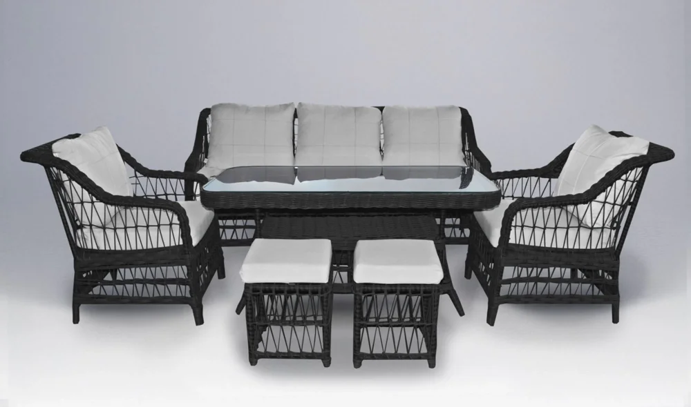 Kanaviçe Camel Bahçe ve Balkon Takımı