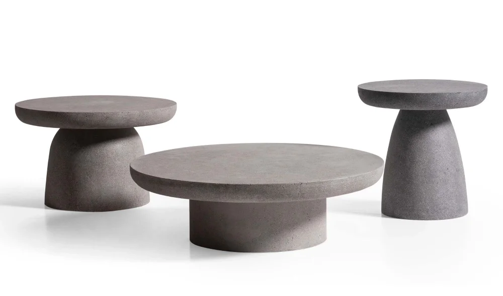 Kappa Gri Orta Sehpa Seti