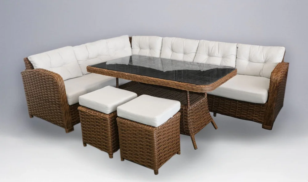 Kinza Kahve Köşe Bahçe ve Balkon Takımı