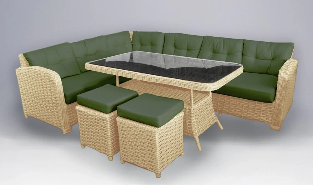 Kinza Kahve Köşe Bahçe ve Balkon Takımı