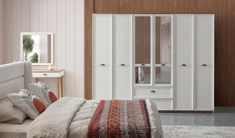 Lara 6 Kapaklı Gardrop