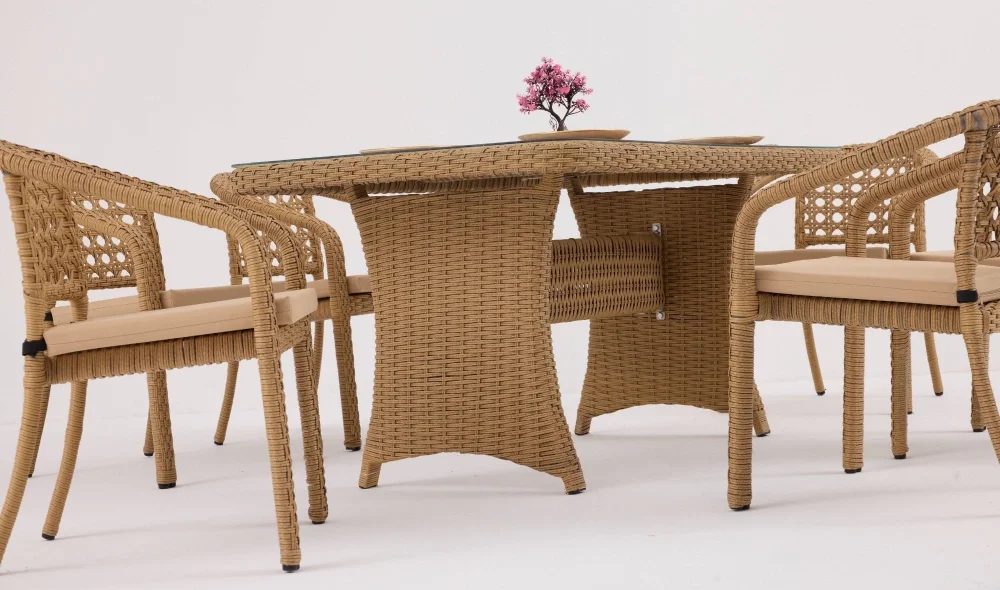 Lima Berlin Bahçe ve Balkon Masa Seti (Eskitme)