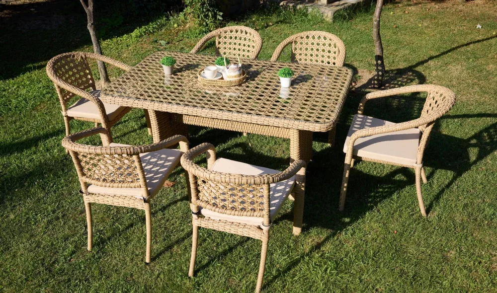 Lima Berlin Bahçe ve Balkon Masa Seti (Eskitme)