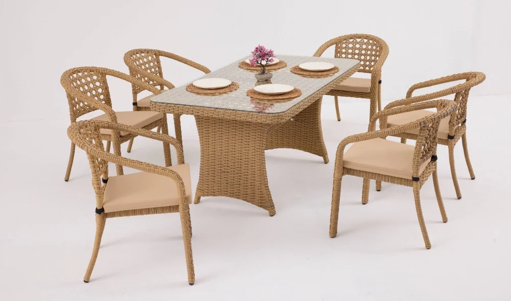 Lima Berlin Bahçe ve Balkon Masa Seti (Eskitme)