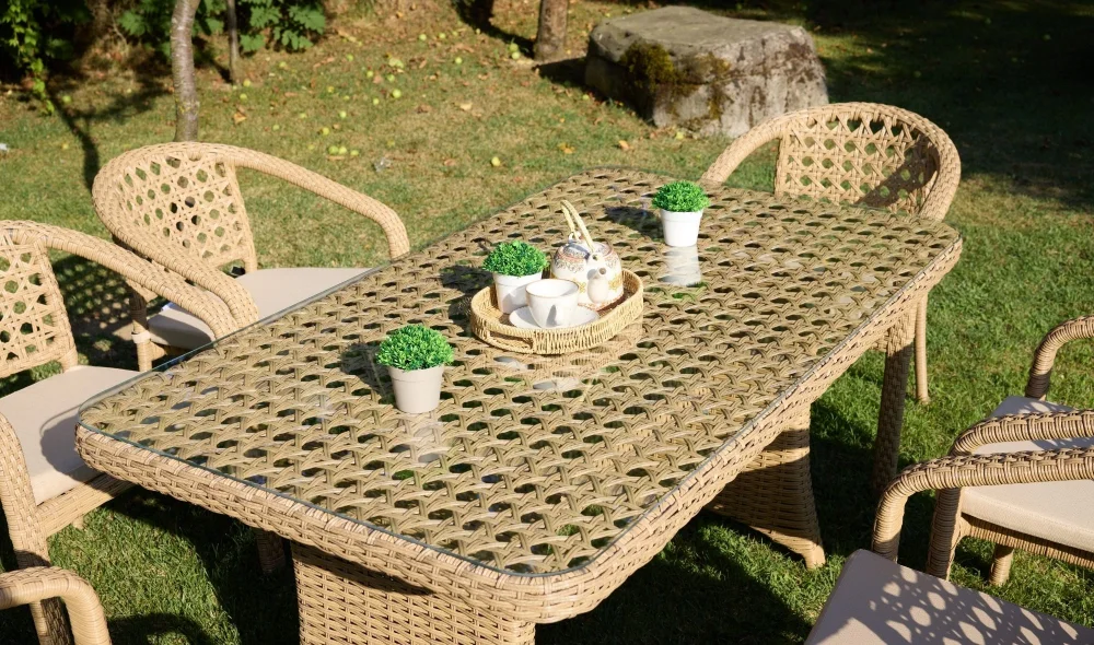 Lima Berlin Bahçe ve Balkon Masa Seti (Eskitme)