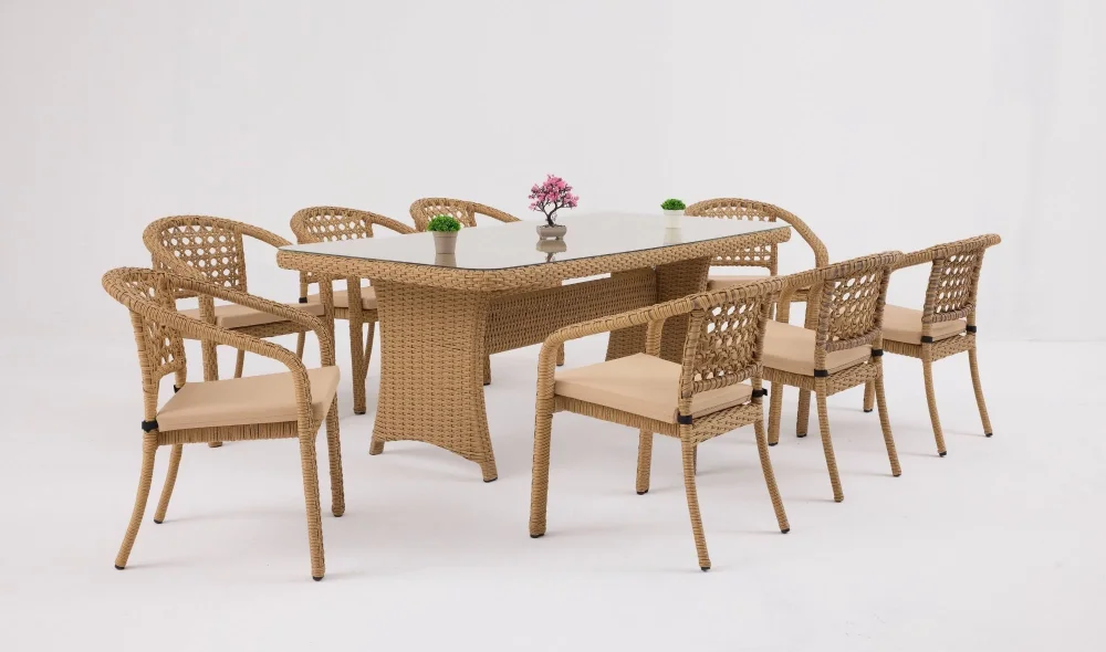 Lima Lizbon Bahçe ve Balkon Masa Seti (Eskitme)