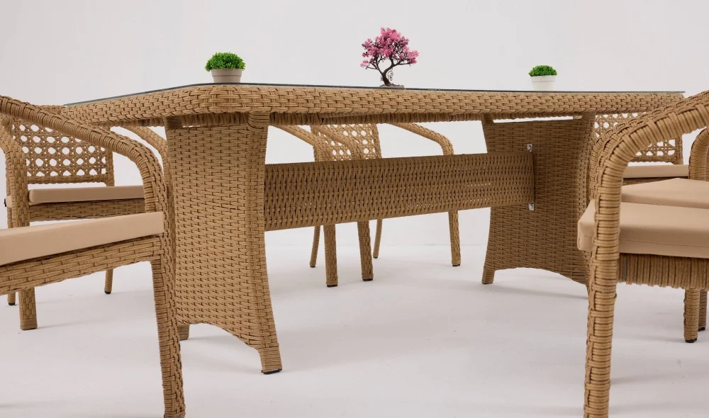 Lima Lizbon Bahçe ve Balkon Masa Seti (Eskitme)