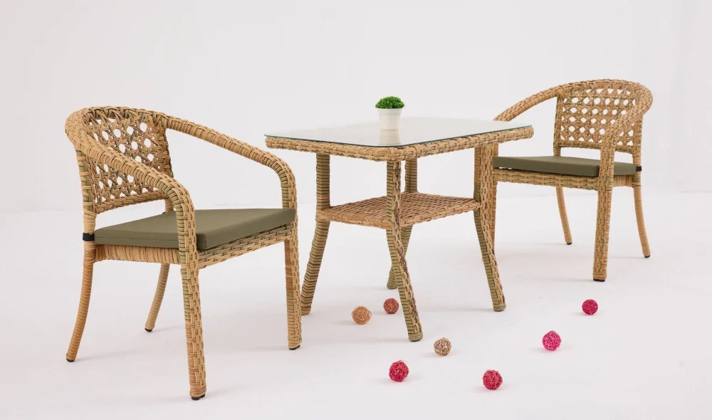 Lima Mali Bahçe ve Balkon Masa Seti (Elvan)