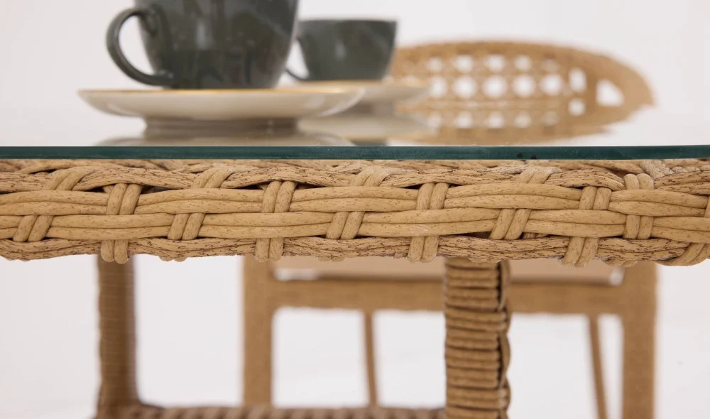 Lima Mali Bahçe ve Balkon Masa Seti (Eskitme)