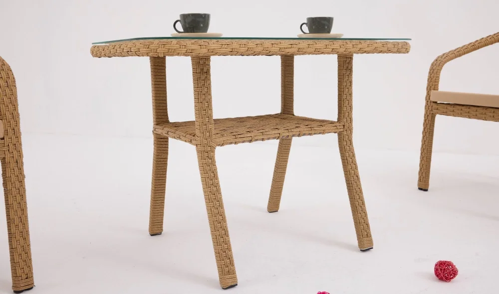 Lima Mali Bahçe ve Balkon Masa Seti (Eskitme)