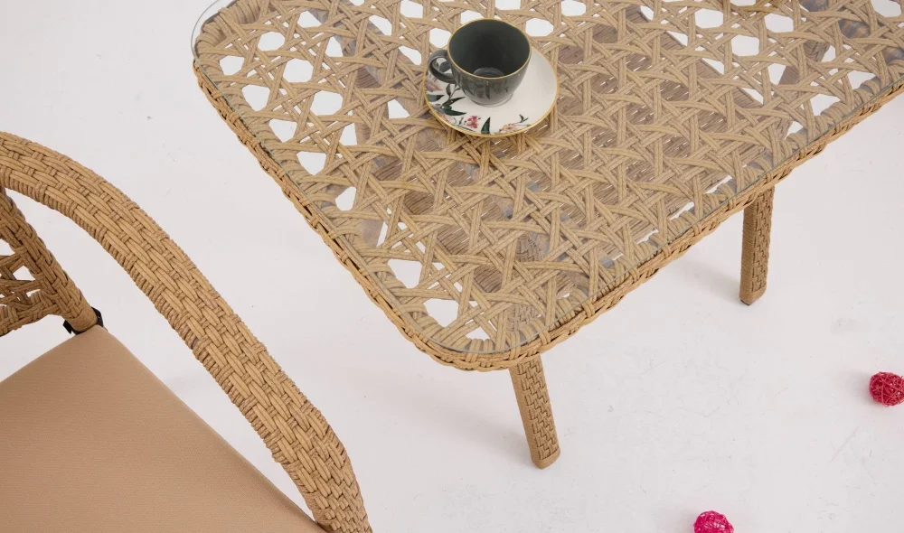 Lima Mali Bahçe ve Balkon Masa Seti (Eskitme)