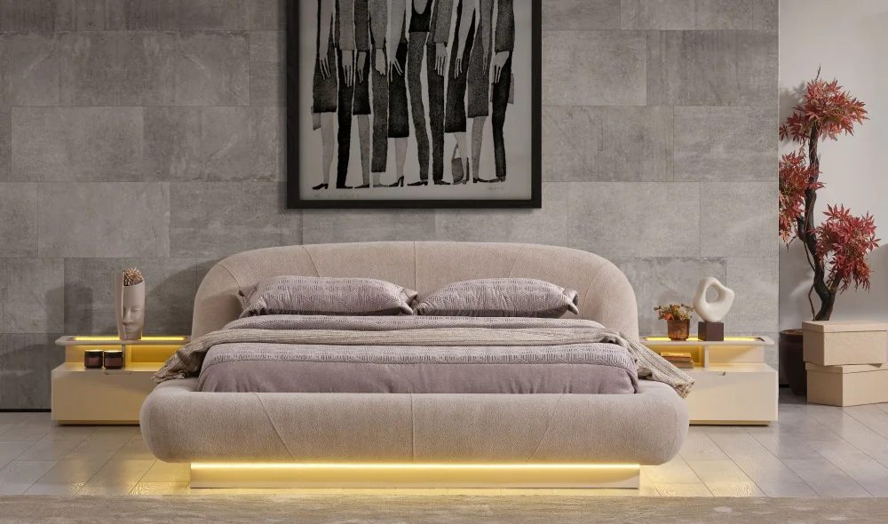 Lizbon Bazalı Karyola (160x200)