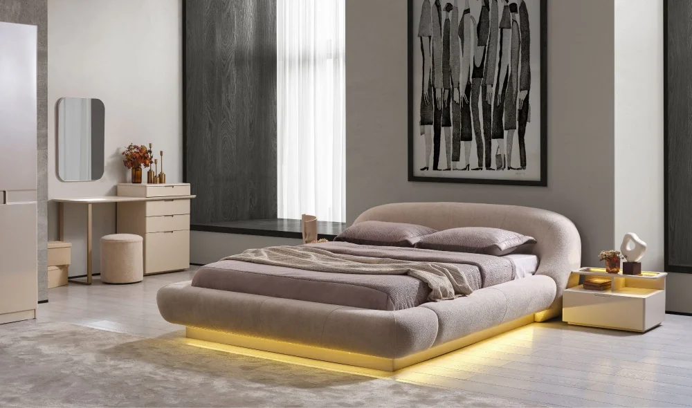 Lizbon Bazalı Karyola (160x200)