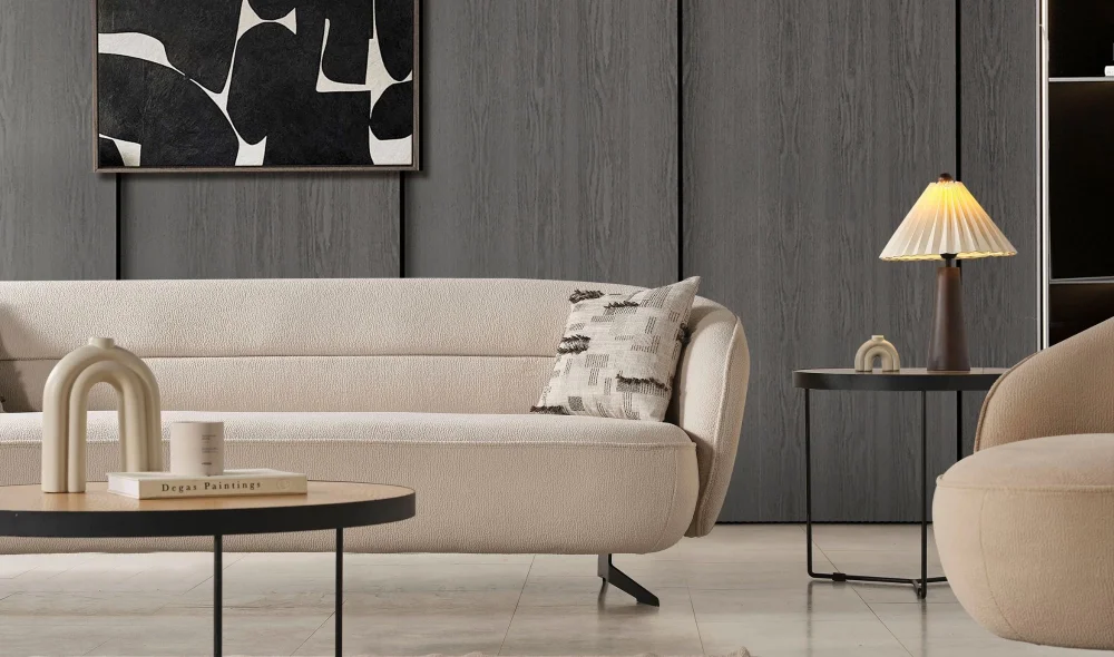 Loft 3lü Koltuk (Krem)