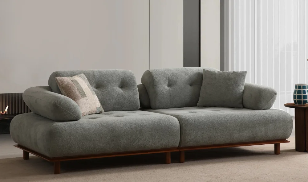 Lois Beyaz Koltuk Takımı