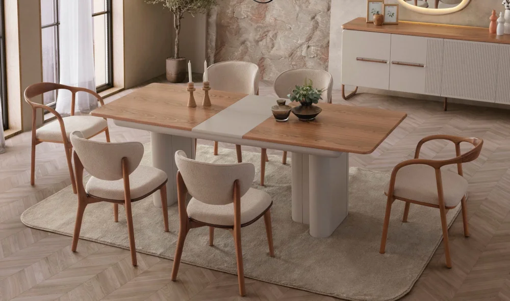 Lotus Yemek Masası Takımı