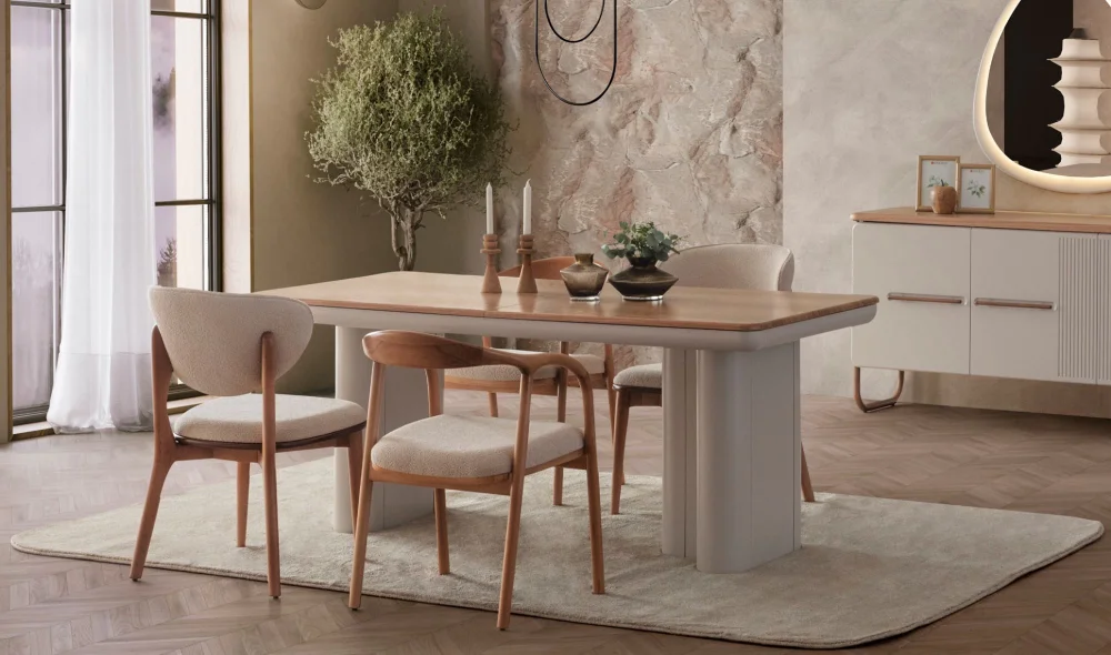 Lotus Yemek Masası Takımı