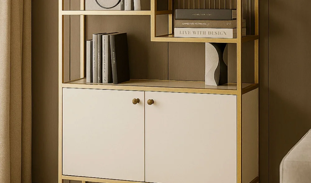 Luna Kapaklı Gold Vitrin