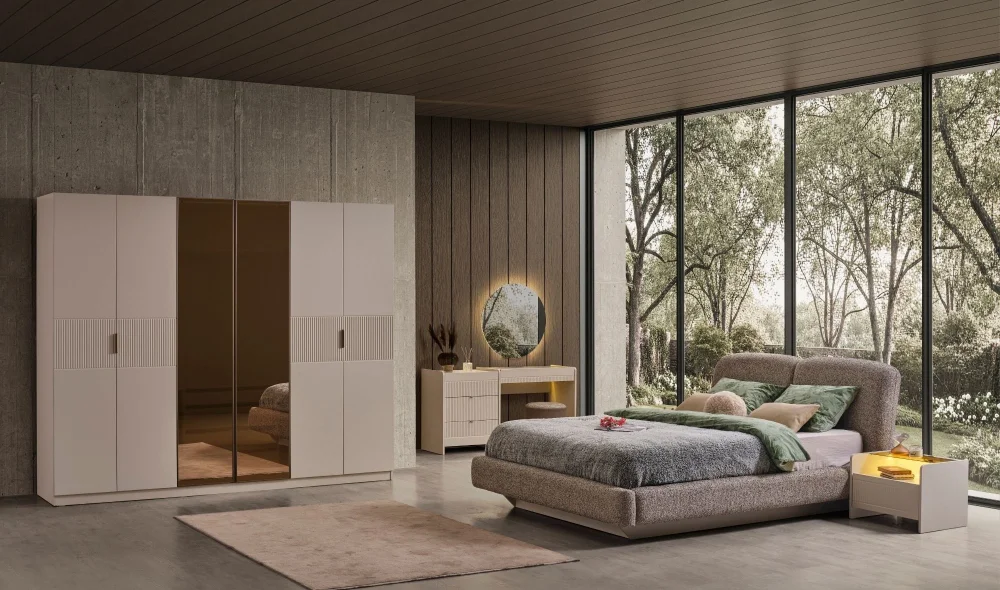 Lunax 6 Kapaklı Gardrop