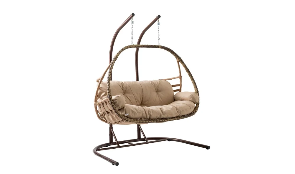 Malta Beyaz Double Salıncak