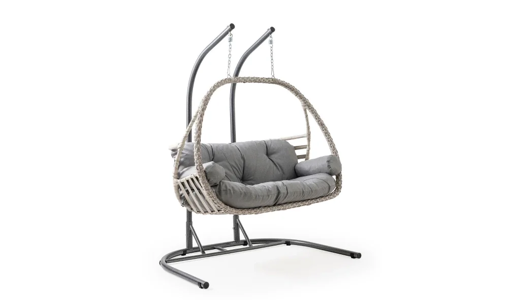 Malta Beyaz Double Salıncak