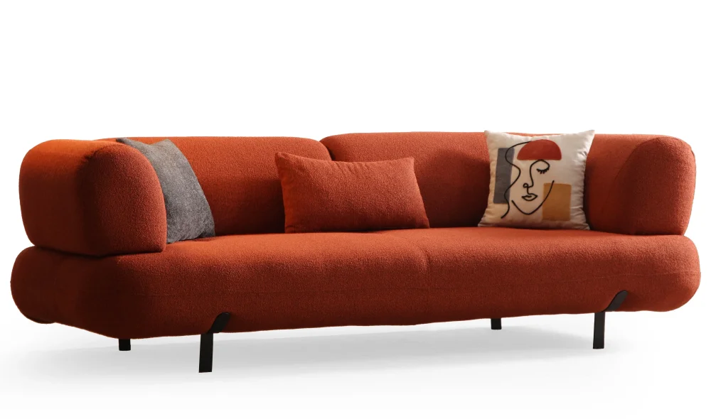 Manetti Yataklı Kırmızı Koltuk Takımı