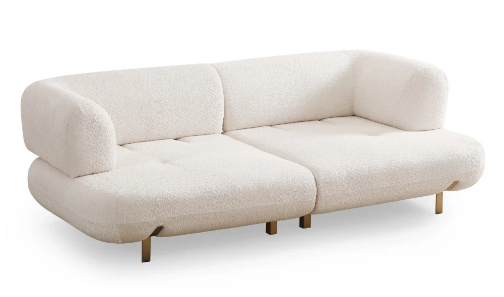 Manetti Yataklı Krem Koltuk Takımı