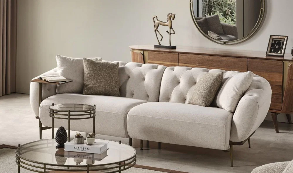 Meva Chester 3lü Koltuk