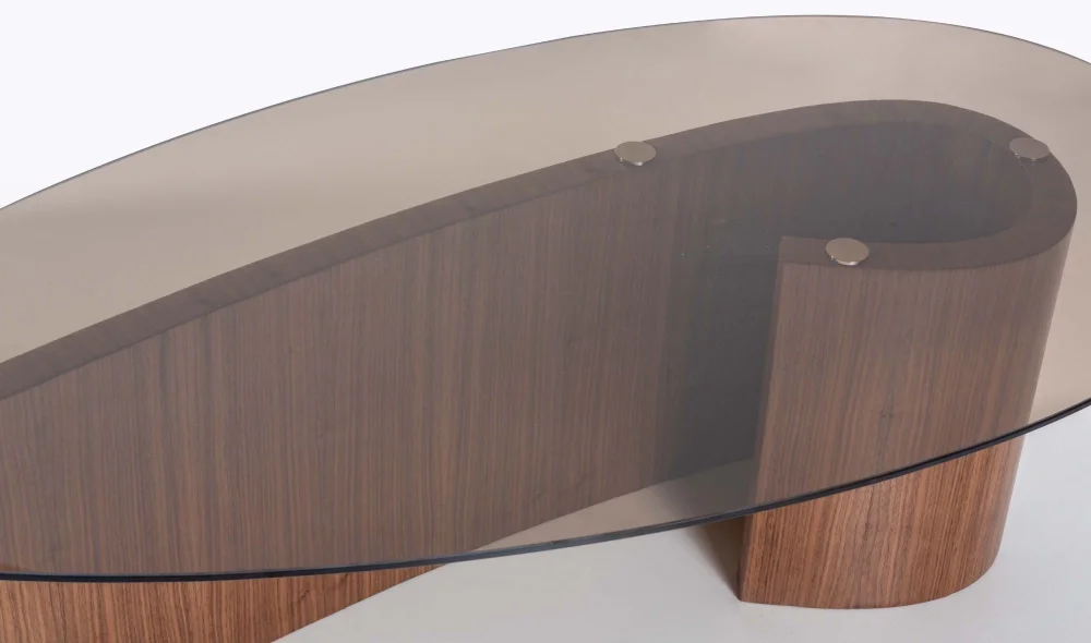 Milano Ceviz Orta Sehpa Seti