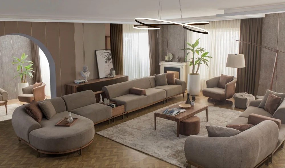 Milano Dinlenmeli Köşe Koltuk Takımı (Maxi)