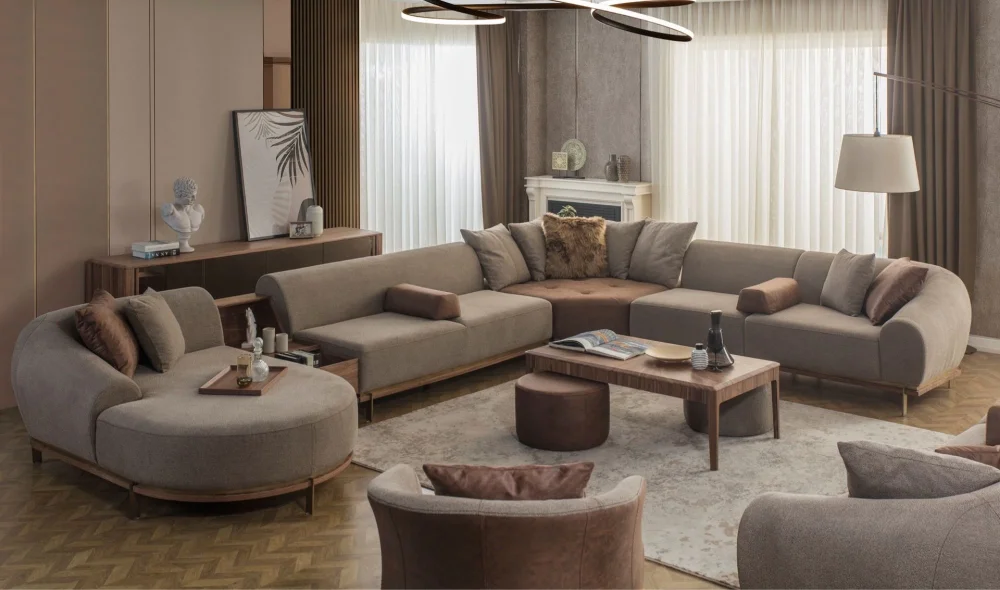 Milano Dinlenmeli Köşe Koltuk Takımı (Maxi)