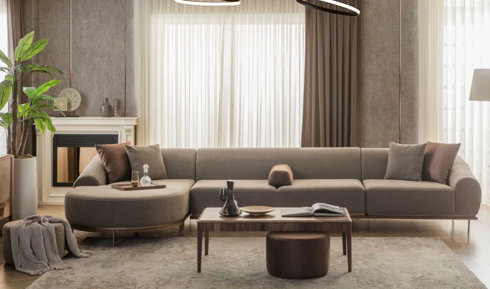 Milano Dinlenmeli Köşe Koltuk Takımı (Maxi)