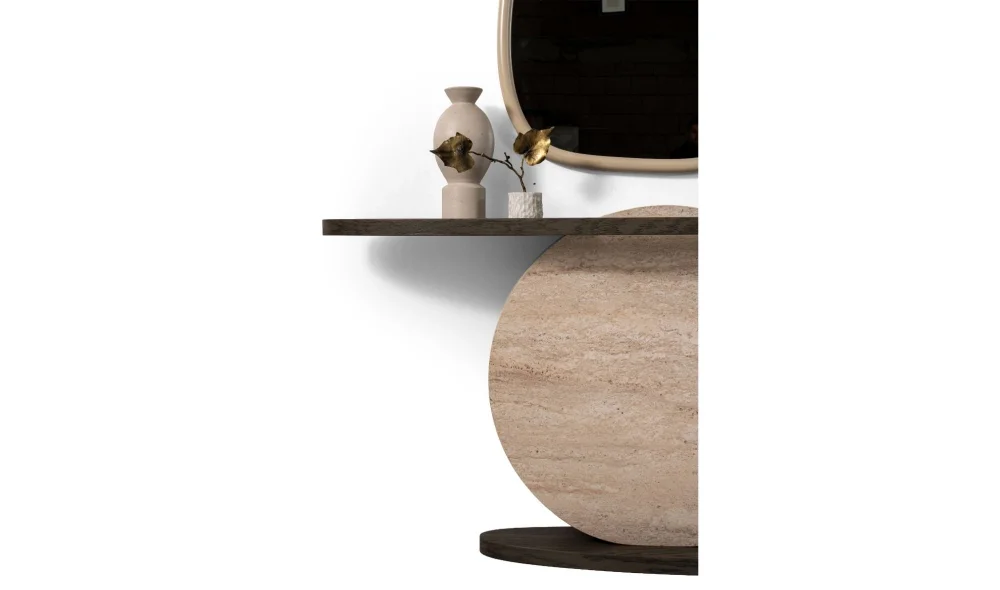 Milano Traverten Dresuar ve Ayna