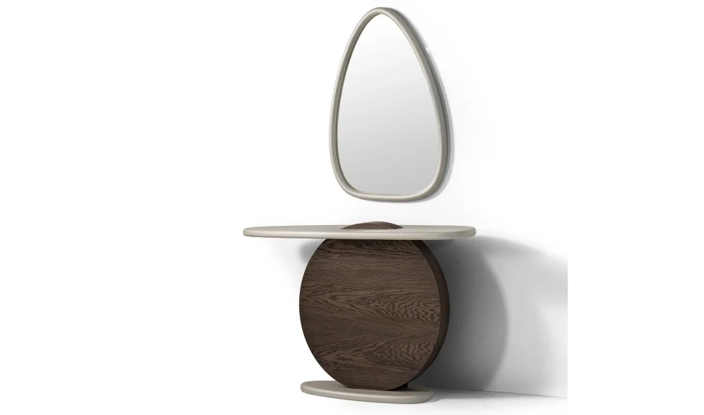 Milano Gri Dresuar ve Ayna