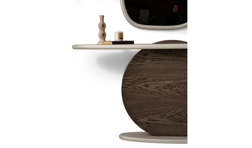 Milano Gri Dresuar ve Ayna