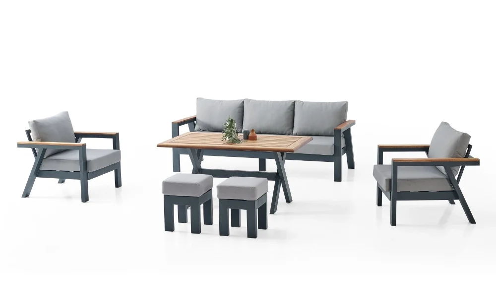 Milas Üçlü Bahçe ve Balkon Takımı