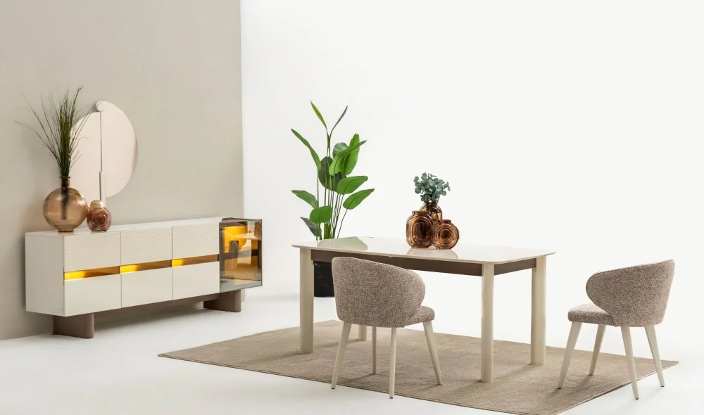 Mocha Yemek Masası Takımı