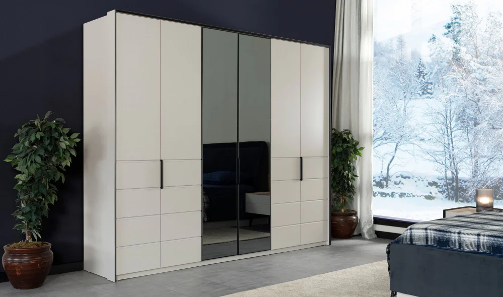 Mona 6 Kapaklı Gardrop