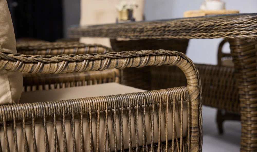 Monaco Berlin Bahçe ve Balkon Masa Seti (Kahve)