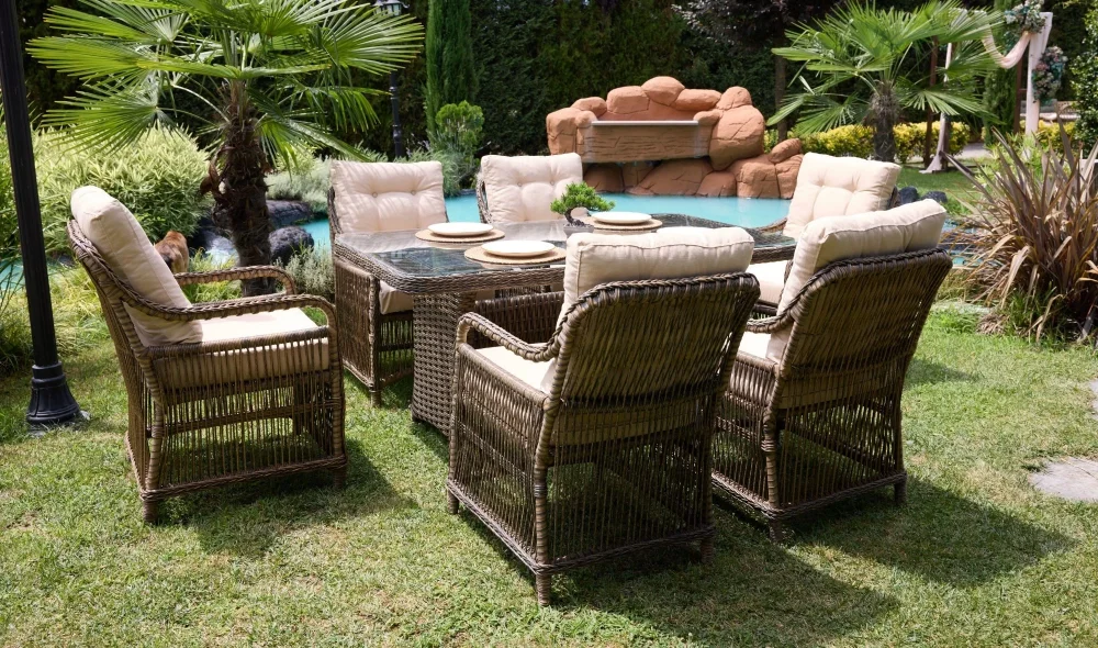 Monaco Berlin Bahçe ve Balkon Masa Seti (Kahve)