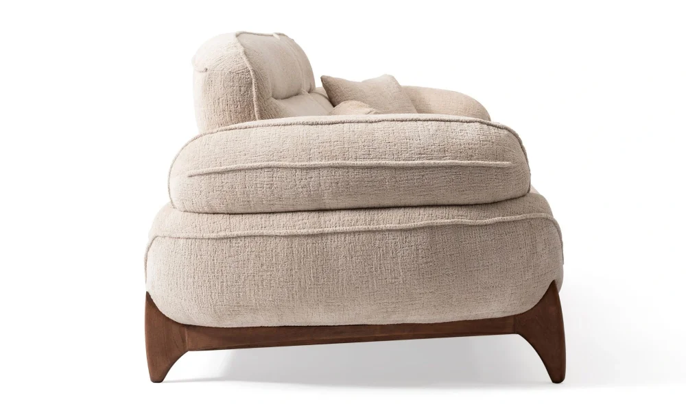 Mustang Beyaz 3lü Koltuk